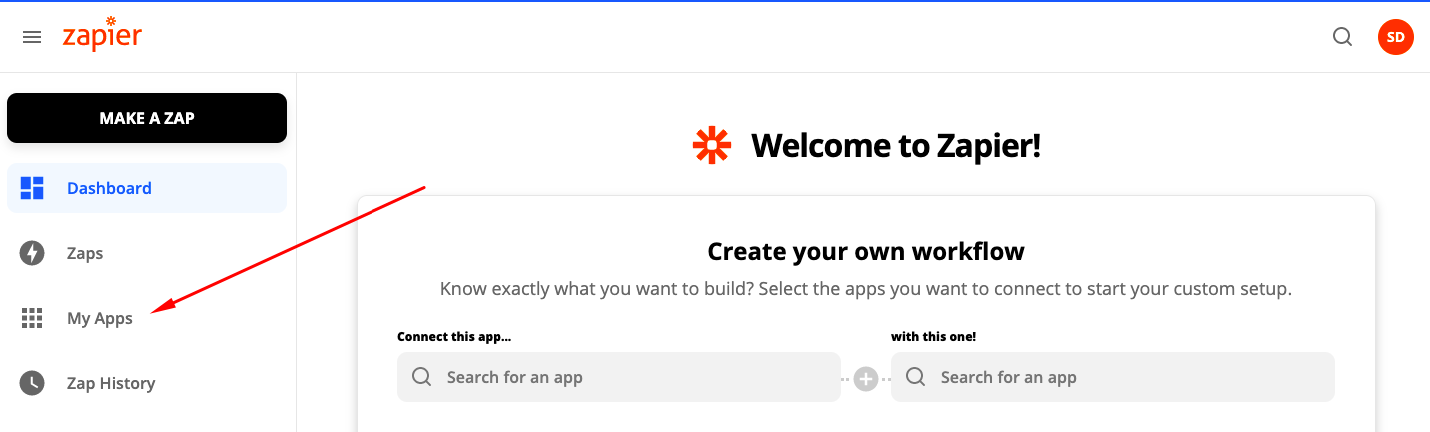 ikas: ikas ve Zapier Bağlantı Ekranı
