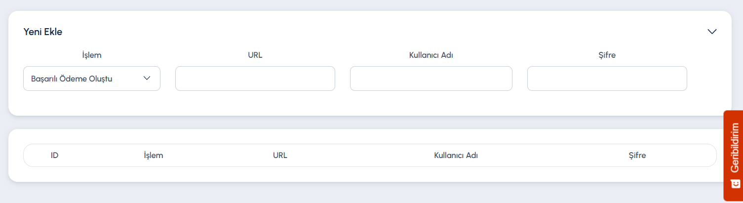 Ticimax Destek Alanı: Webhook İşlemi ve Bildirim Adresi