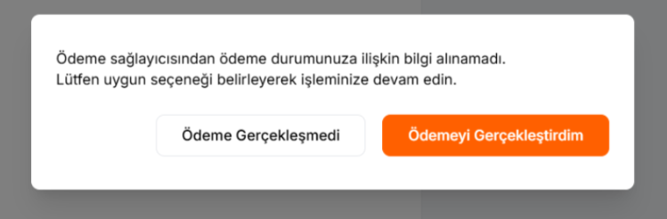 T-Soft Belirsiz Ödeme Bildirimi: resmî yardım belgesinde görünen ilgili ekran.
