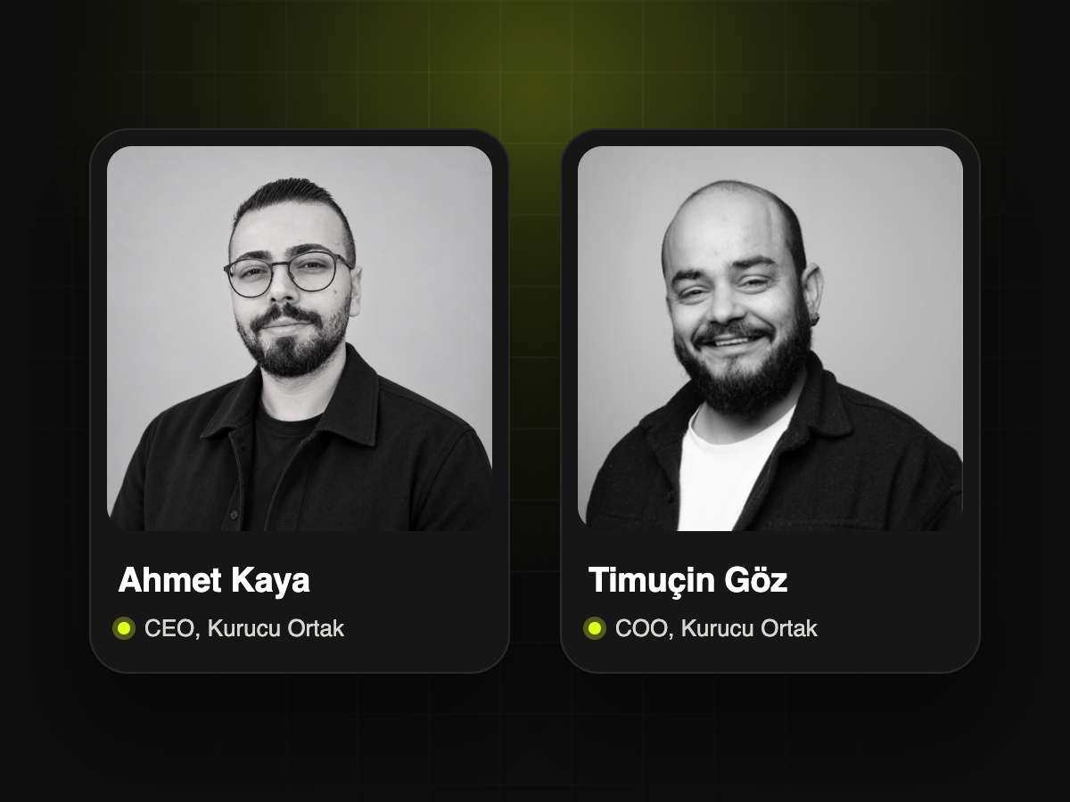 AdPix’in kurucu ortakları Ahmet Kaya (CEO, Kurucu Ortak) ve Timuçin Göz (COO, Kurucu Ortak)